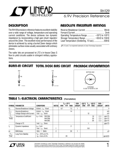 RH129 - 6.9V Precision Reference