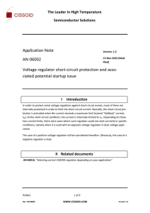 Application Note AN-06002 Voltage regulator short