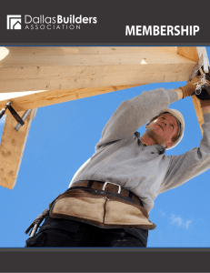 MEMBERSHIP - Dallas Builders Association