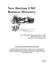 New Horizon UMC Business Directory