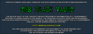 2013 - The Black Vault