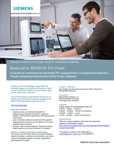 Rockwell to SIEMENS TIA Portal - Electro