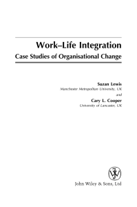 Work–Life Integration