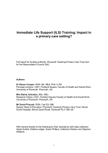 Immediate Life Support (ILS) Training