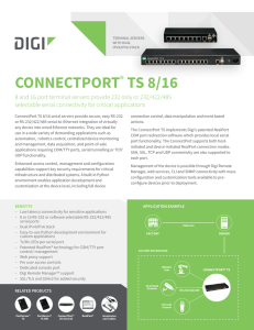 ConnectPort® TS 8/16