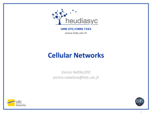 Cellular Networks - UTC