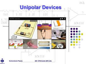 Unipolar Devices