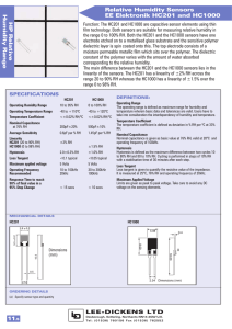 11.5 Relative Humidity Sensors EE Elektronik HC201 - Lee