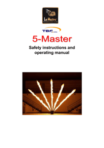 5-Master Safety Instruction and Operation Manual