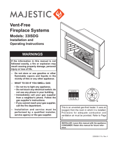Vent-Free Fireplace Systems