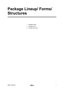 Package Lineup/ Forms/ Structures - Semiconductor