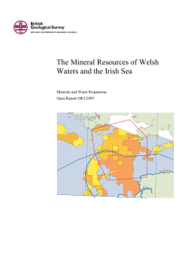 The Mineral Resources of Welsh Waters and the