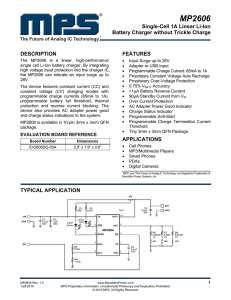 MP2606 - Monolithic Power System