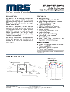 MP2107/MP2107A - Monolithic Power System