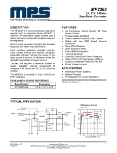 MP2363 - Monolithic Power System