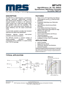 MP1470 - Monolithic Power System