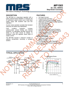 MP1583DN - Monolithic Power System