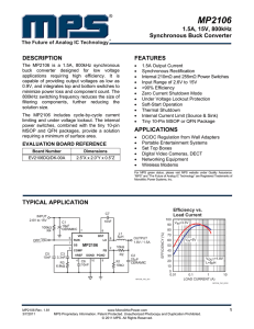 MP2106 - Monolithic Power System