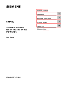 PID Control for S7-300 and S7-400