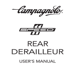 User manual 11-speed rear derailleur