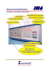 Impedance Spectrum Analyser IM6