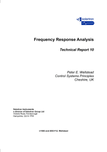 Solartron Frequence Response Report