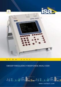 sweep frequency response analyzer