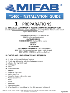 T1400 Installation Guide