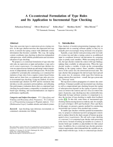A Co-contextual Formulation of Type Rules and Its Application to