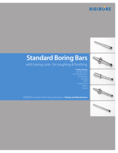 Standard Boring Bars