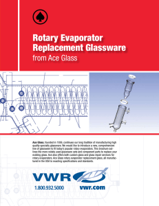 Ace Glass Rotary Evaporator Replacement Glassware