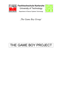 The GameBoy Project Homepage