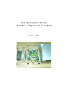 Single Board Heater System Schematic Diagram with description