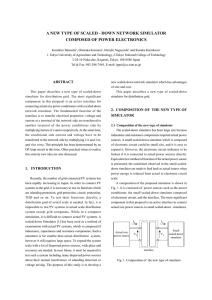 a new type of scaled - down network simulator composed of power