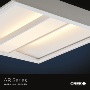 Cree AR Series LED Troffer Brochure