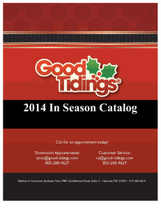 2014 In Season Catalog