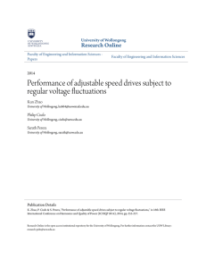 Performance of adjustable speed drives subject