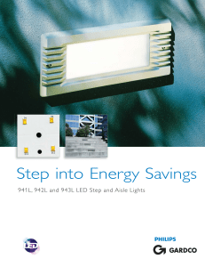Step into Energy Savings