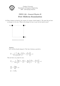 PHYS 122 - General Physics II