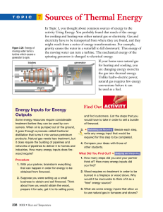 7 Sources of Thermal Energy