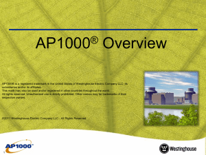 AP1000 Overview