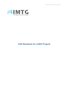 CAD Standards for LAWA Projects