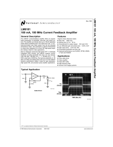 National Semiconductor ChipFind - Manufacturer datasheet and