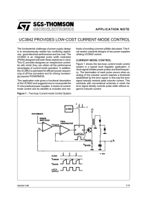 UC3842 provides low-cost current mode control