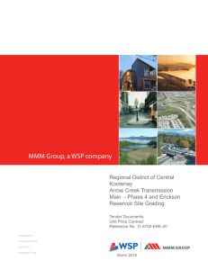 MMM Group, a WSP company - Regional District of Central Kootenay