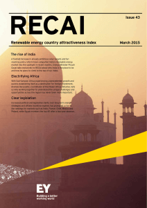 Renewable energy country attractiveness index