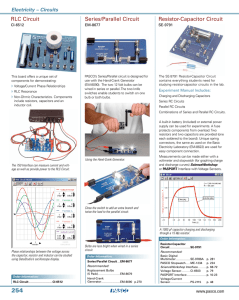 Series/Parallel Circuit RLC Circuit Resistor