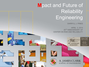 Mpact and Future of Reliability Engineering