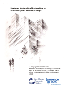 Your Architecture Degree With the Help of GRCC and Lawrence Tech!