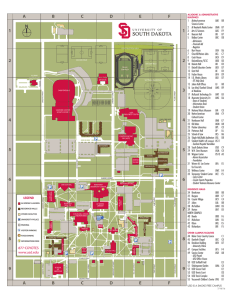 Campus Map - University of South Dakota